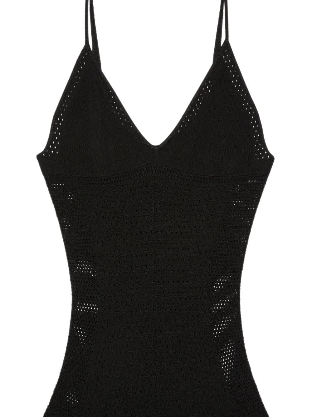 Givenchy Opengebreide midi-jurk Zwart