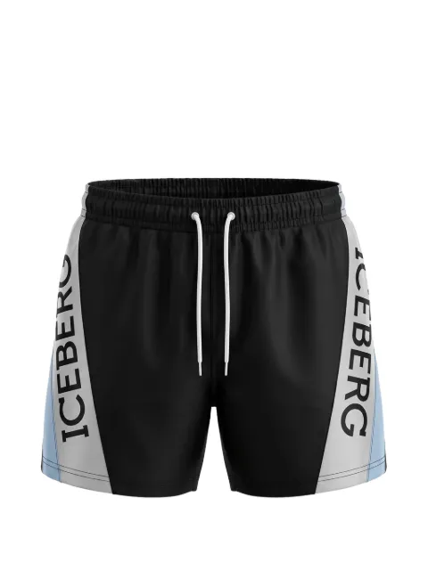 Iceberg Kids bañador con logo estampado