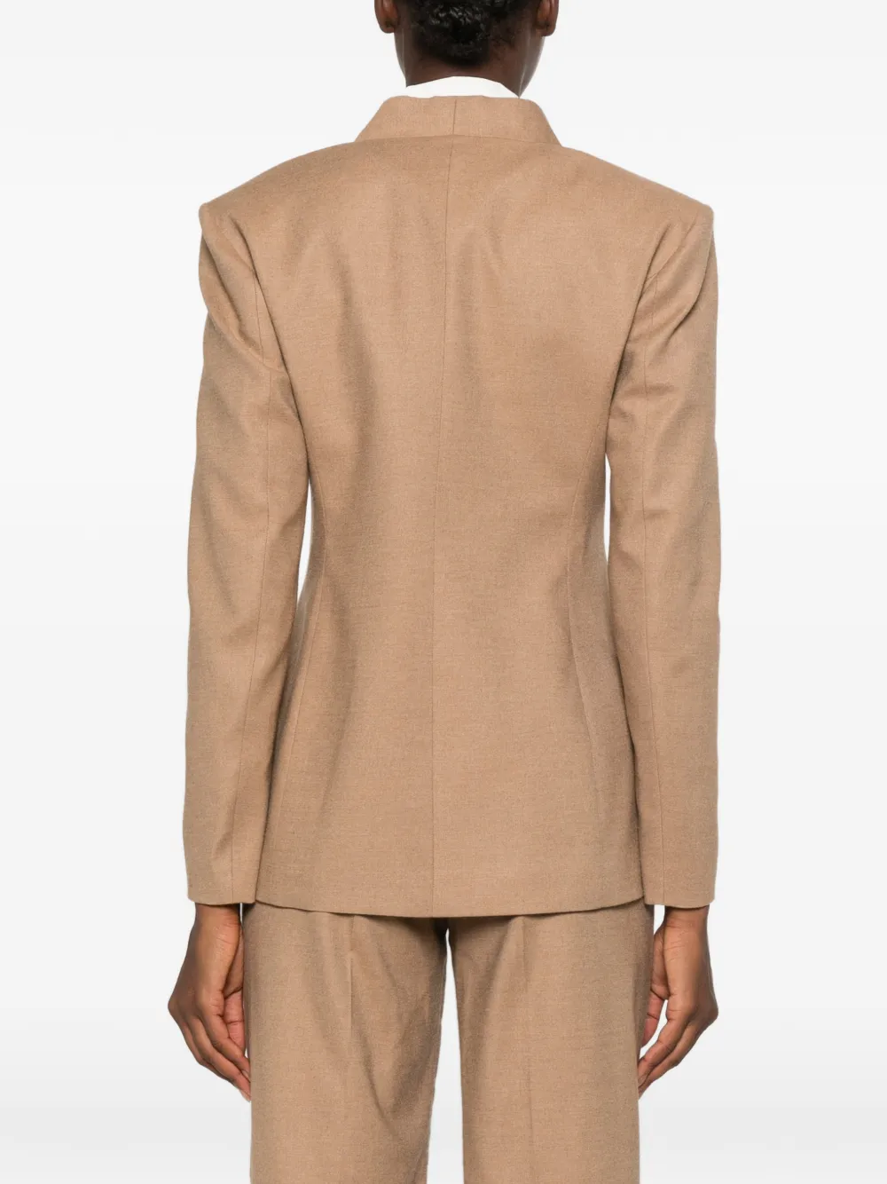 LE SULLY STUDIO Blazer met dubbele rij knopen Beige