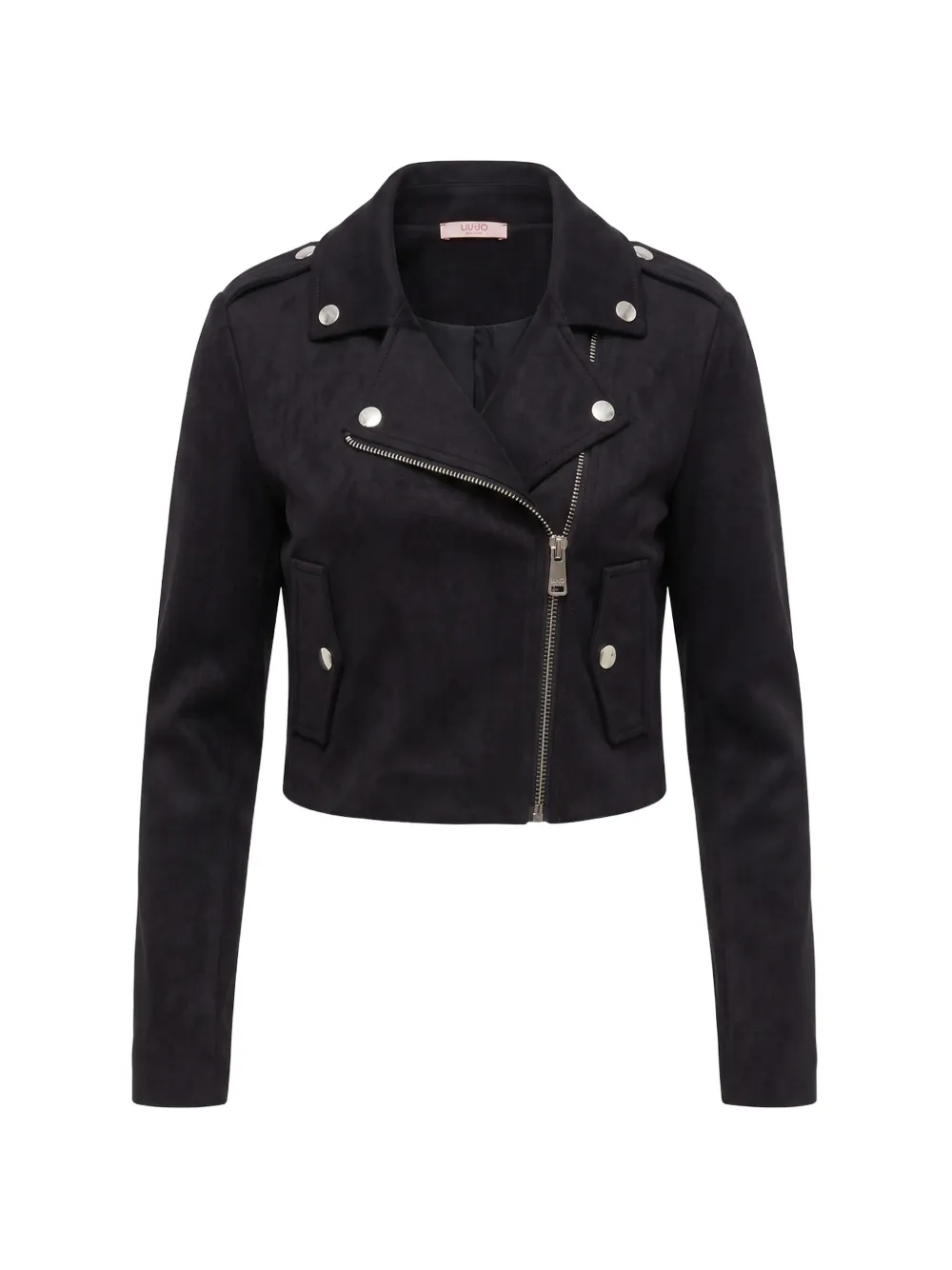 Liu Jo Kids Giacca biker in pelle scamosciata sintetica - Nero