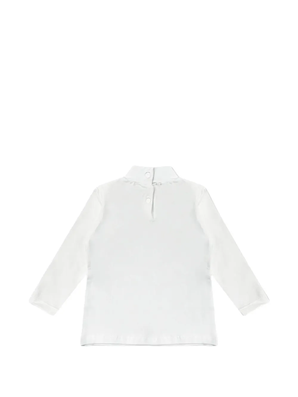 Pinko Kids T-shirt met grafische print en hoge hals Wit