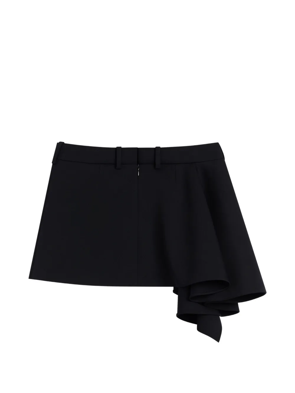 Givenchy Slashed wollen mini-rok Zwart