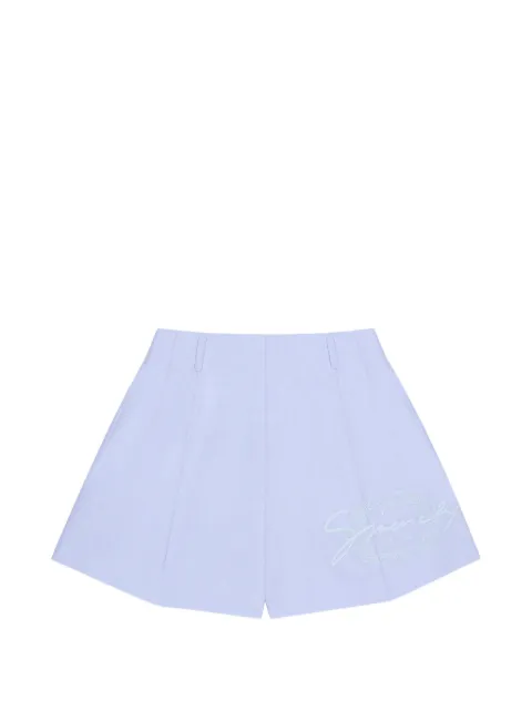 Givenchy shorts de algodón con medallón GIVENCHY