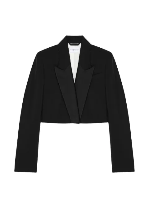 Givenchy veste Cropped Cocoon en laine et mohair