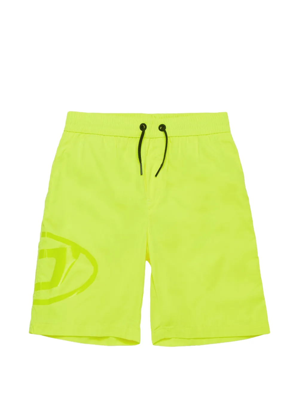 Diesel Kids swim shorts with tonal Oval D logo - Giallo