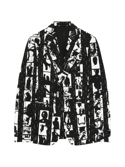 Givenchy fitted jacket in cotton with photographic negative