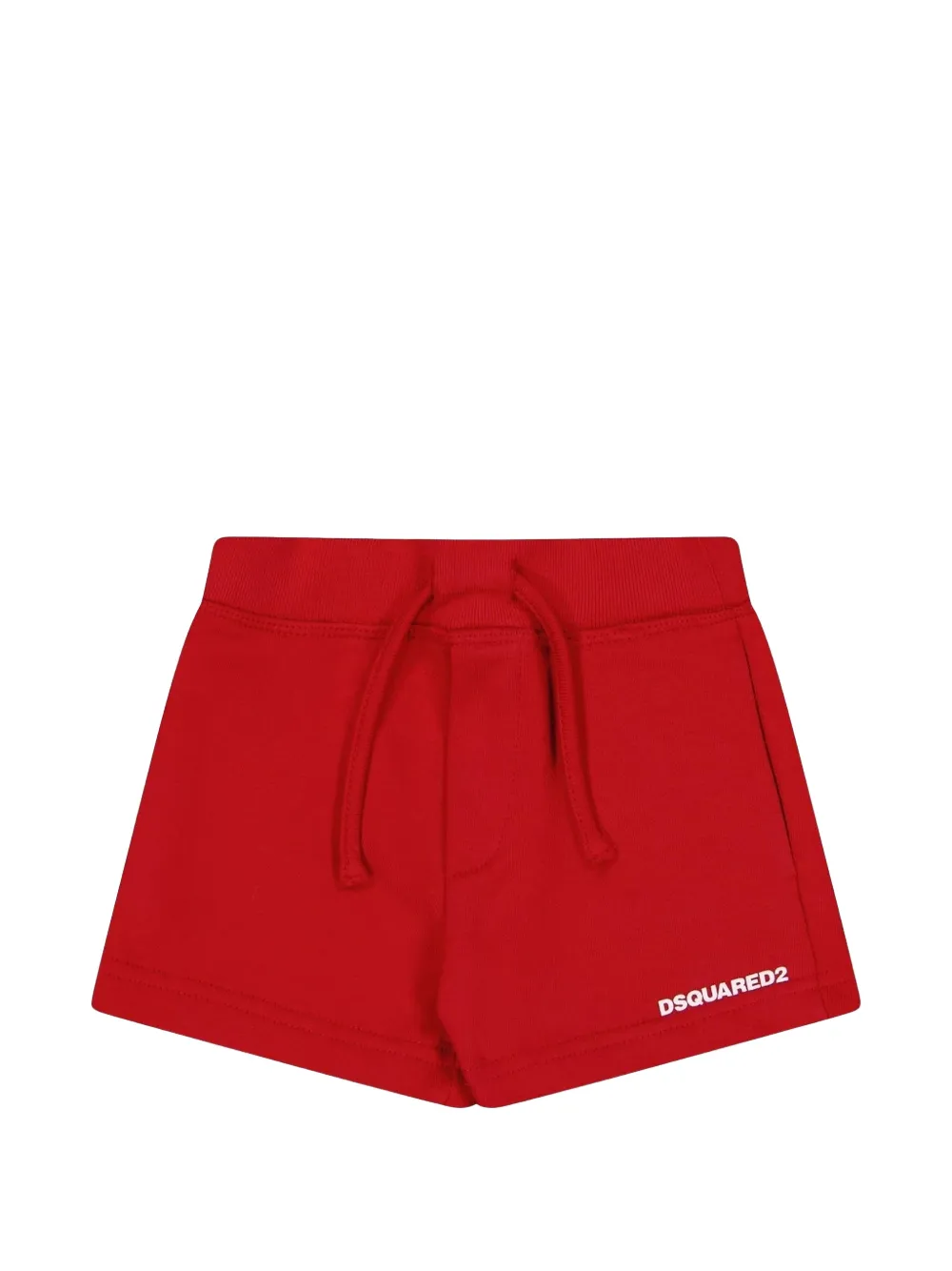 DSQUARED2 KIDS Costume da bagno con logo e coulisse - Rosso