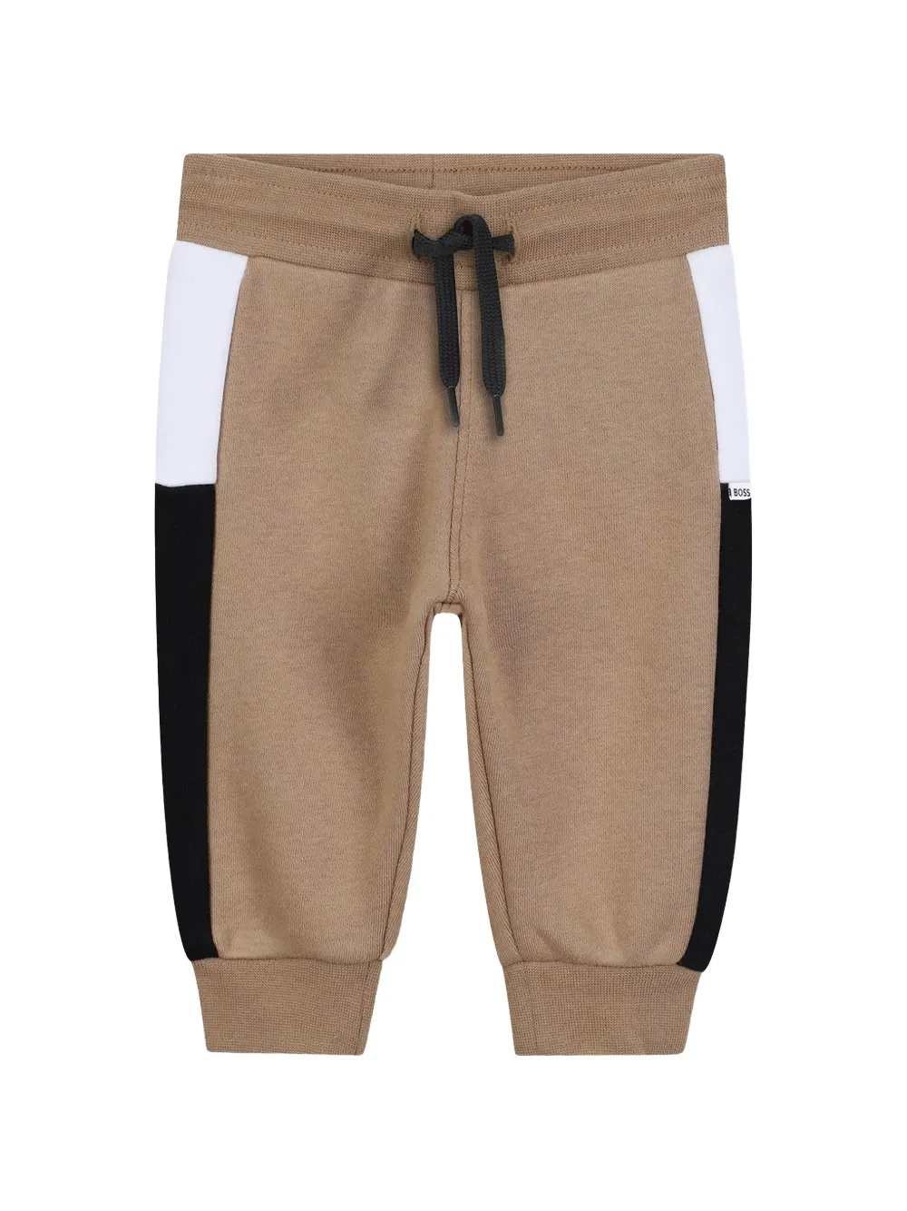 BOSS Kidswear Pantaloni sportivi con design color-block - Marrone