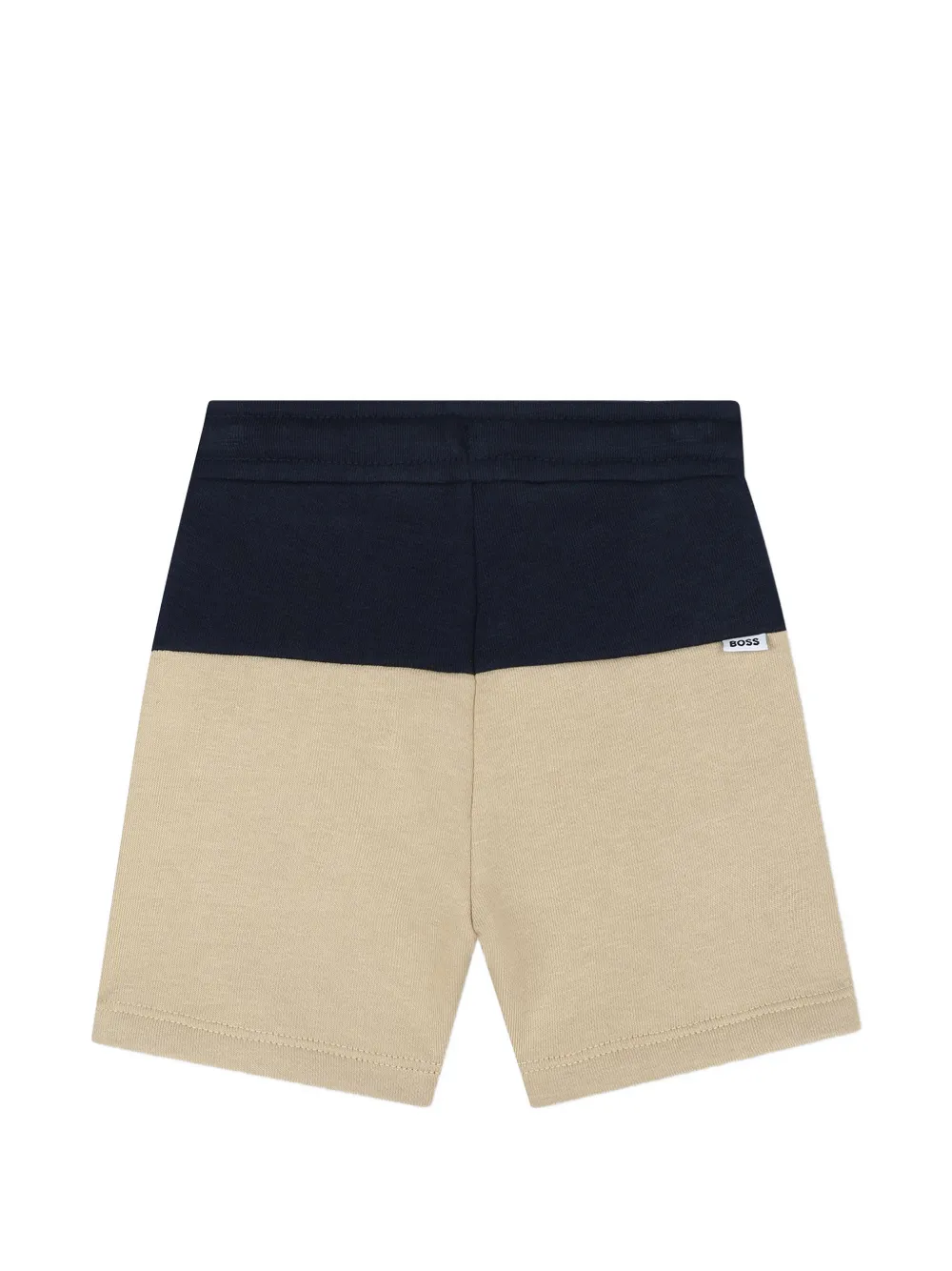 BOSS Kidswear Shorts met colourblocking Beige
