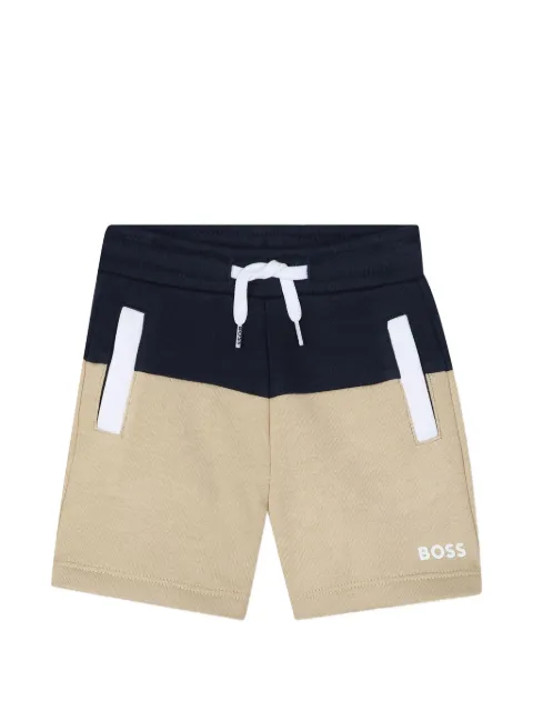 BOSS Kidswear colour-block shorts