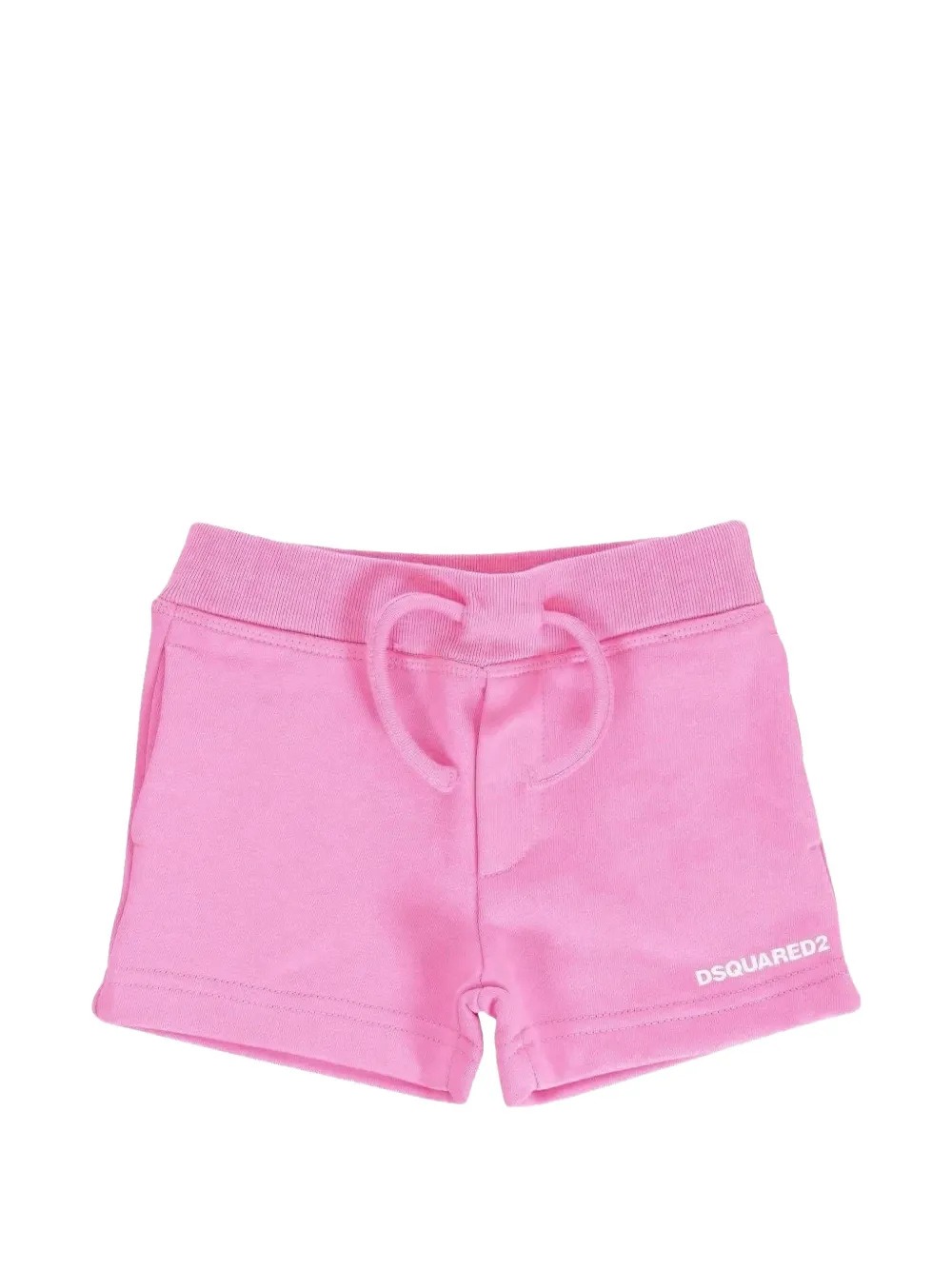 DSQUARED2 KIDS Costume da bagno con logo e coulisse - Rosa