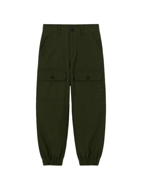 MSGM Kids elasticated-cuff cargo pants