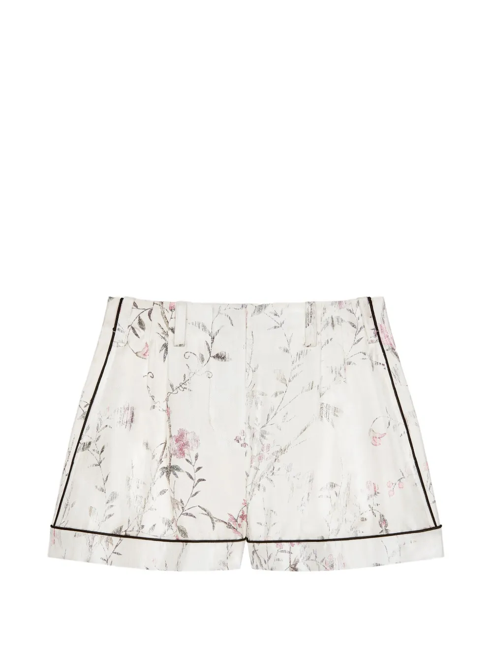 Givenchy shorts in silk with floral print