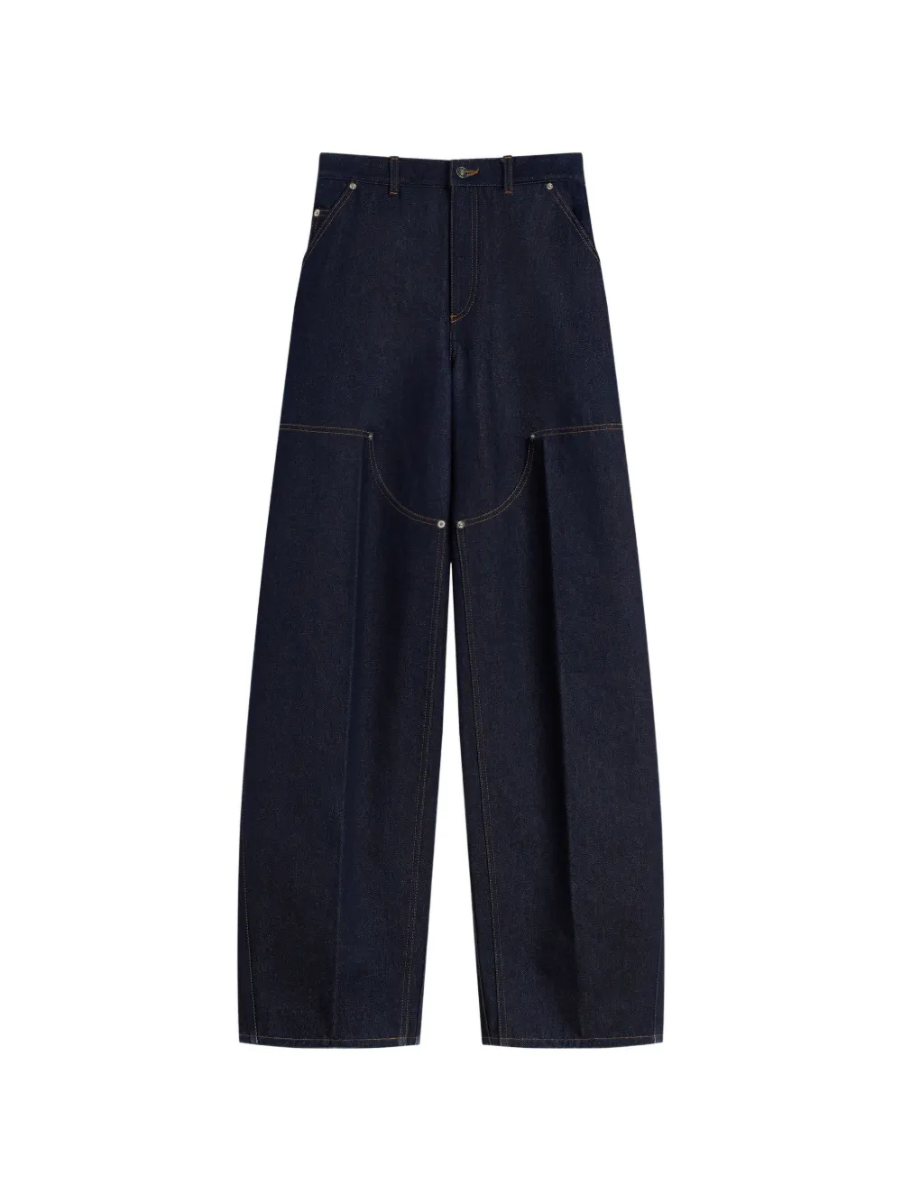Givenchy pleat-detail panelled jeans - Blu