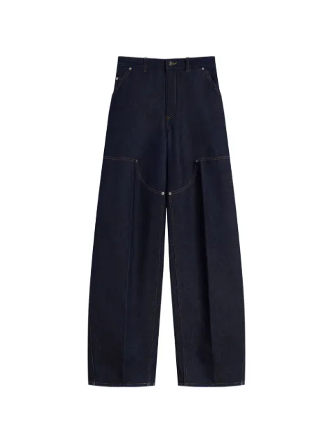 Givenchy pleat-detail panelled jeans