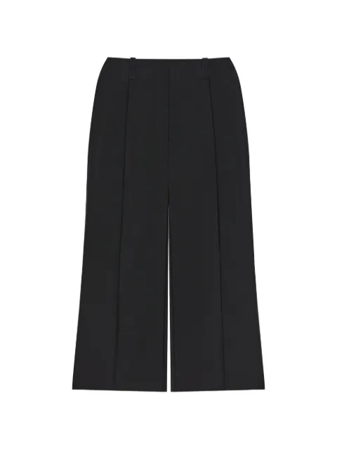 Givenchy falda estilo pants midi de lana y mohair