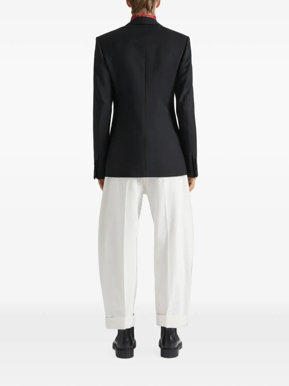 Givenchy Wollen mohair colbert Zwart