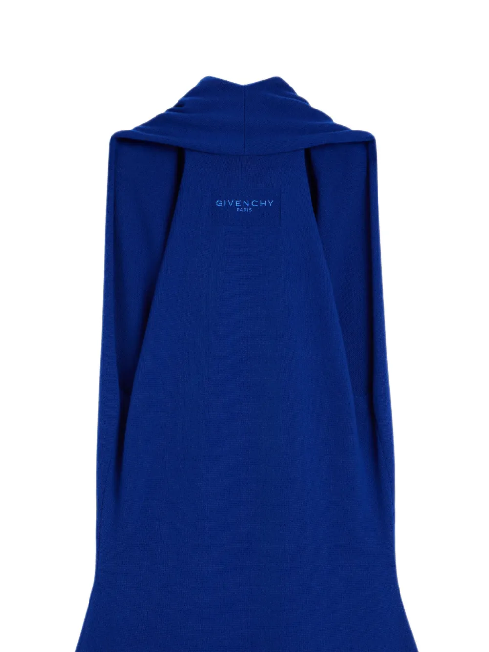 Givenchy Gedrapeerde wollen jurk Blauw