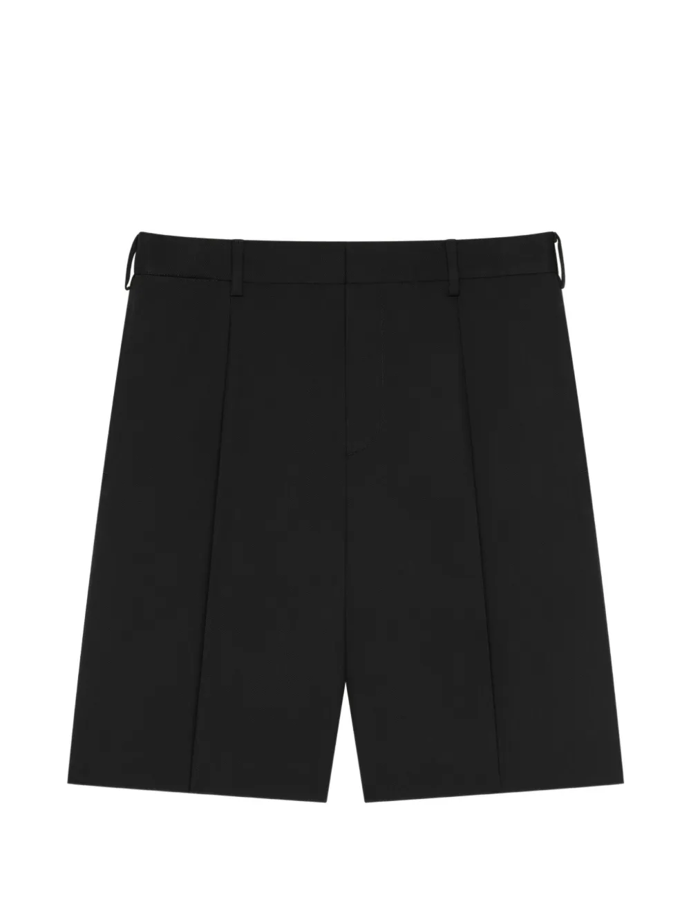 Givenchy Wollen bermuda shorts met plooien Zwart