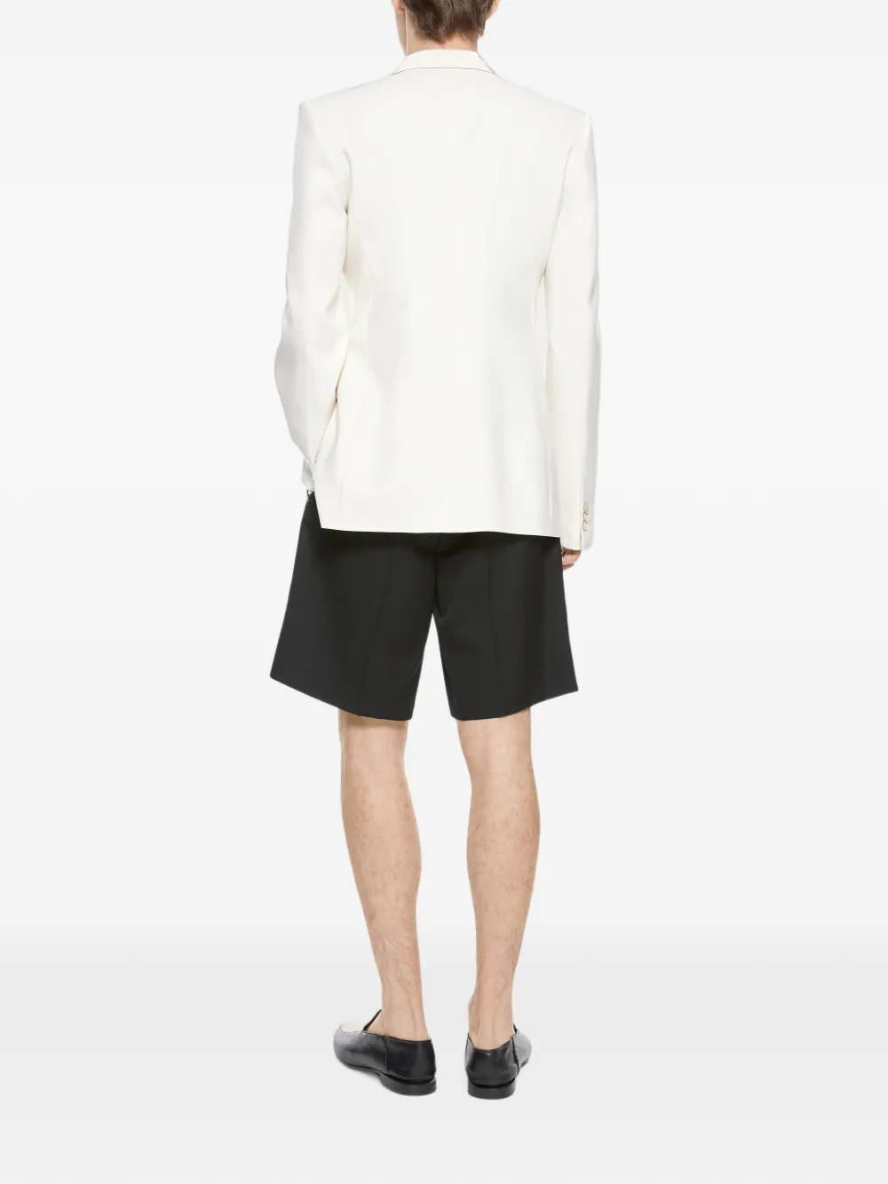 Givenchy Wollen bermuda shorts met plooien Zwart