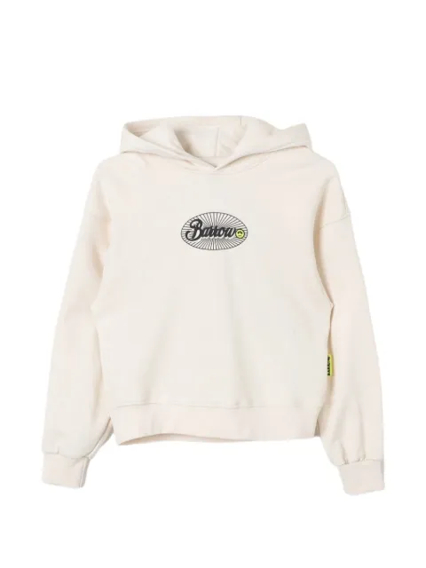 Barrow kids sequin-embellished logo-print hoodie