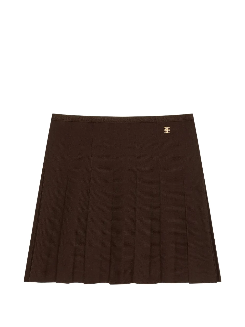 Givenchy pleated skirt in wool with 4G detail