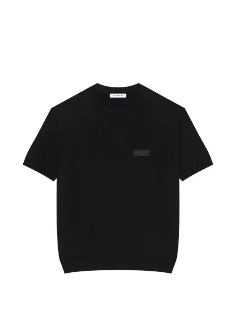 Givenchy camiseta Couture Seam de punto con detalle de grosgrain
