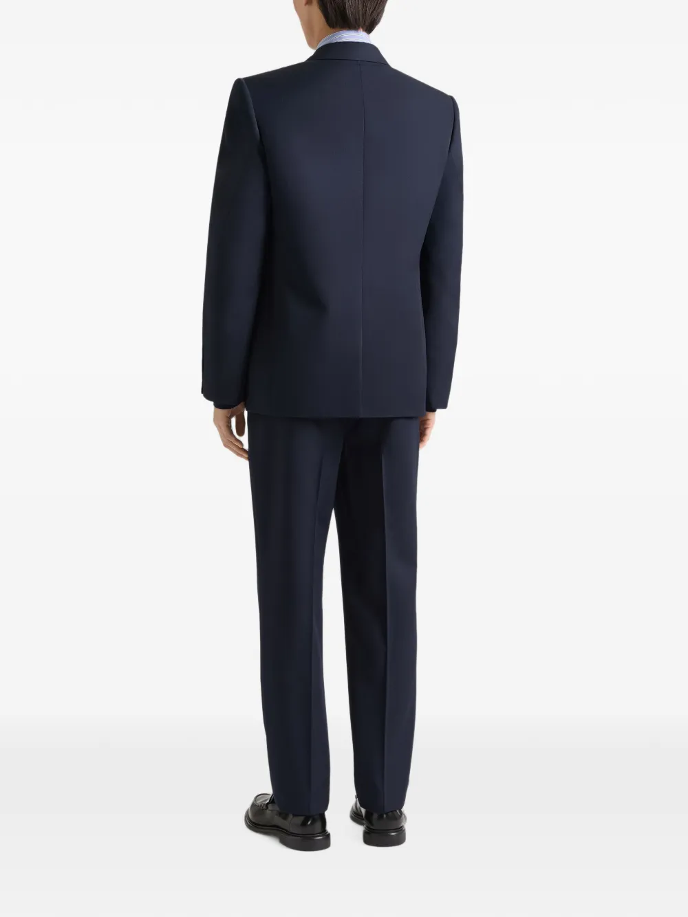Givenchy Wollen slim-fit pantalon Blauw