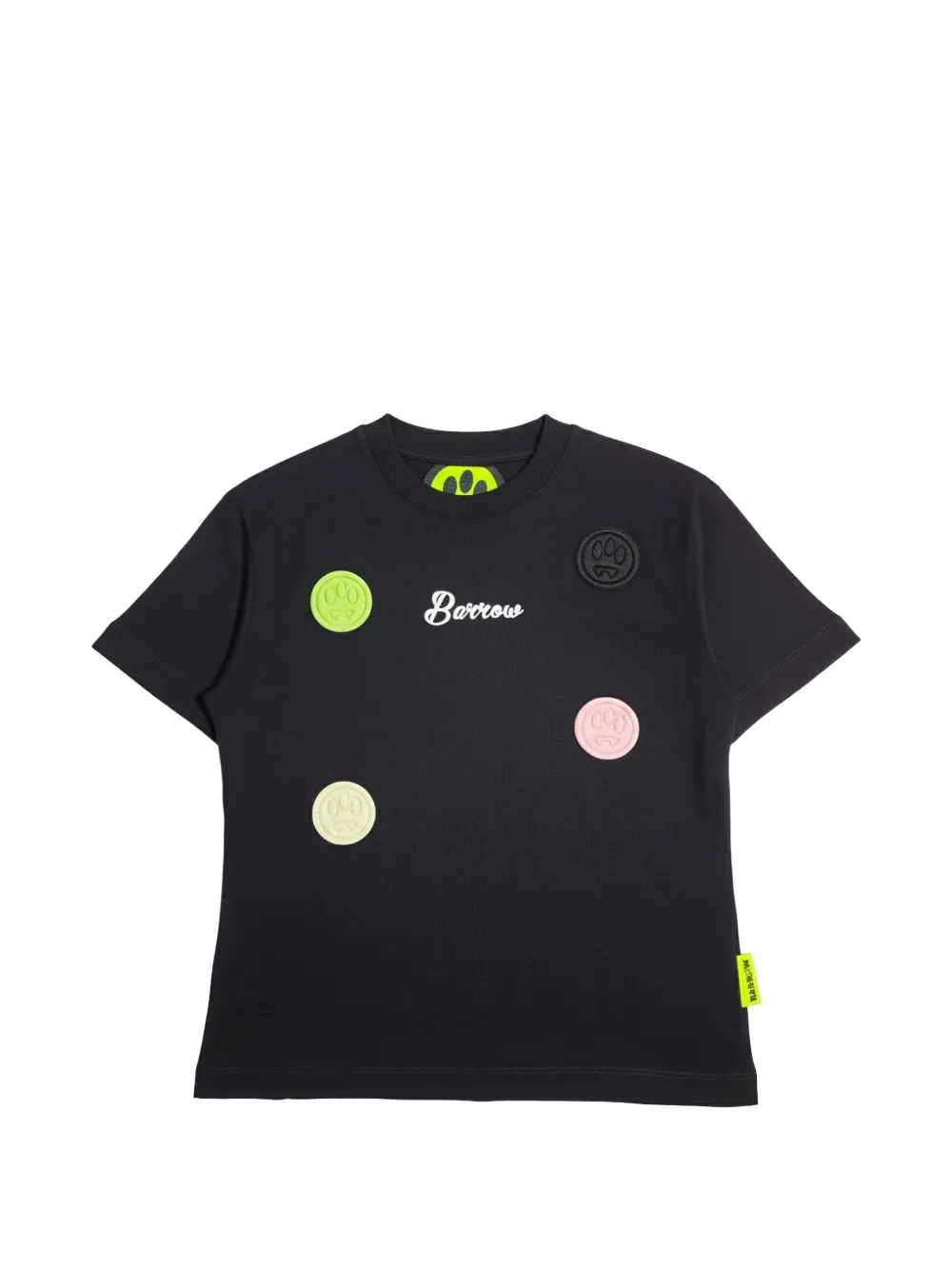 Barrow kids T-shirt con applicazione logo - Nero