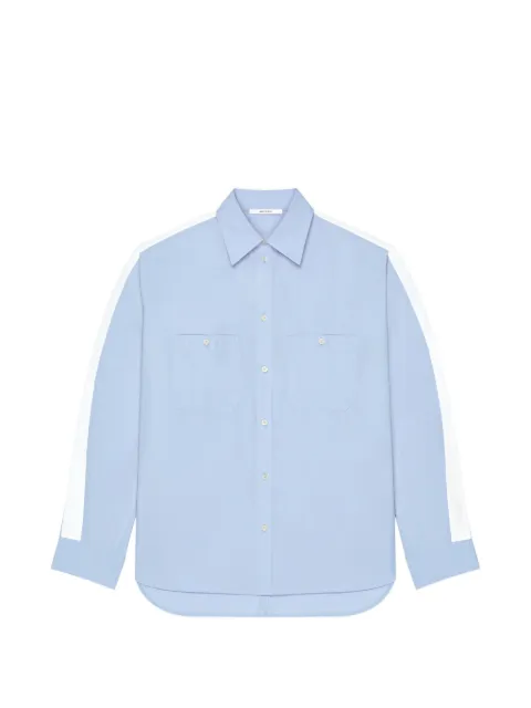 Givenchy Couture Seam popeline shirtjack met grosgrain