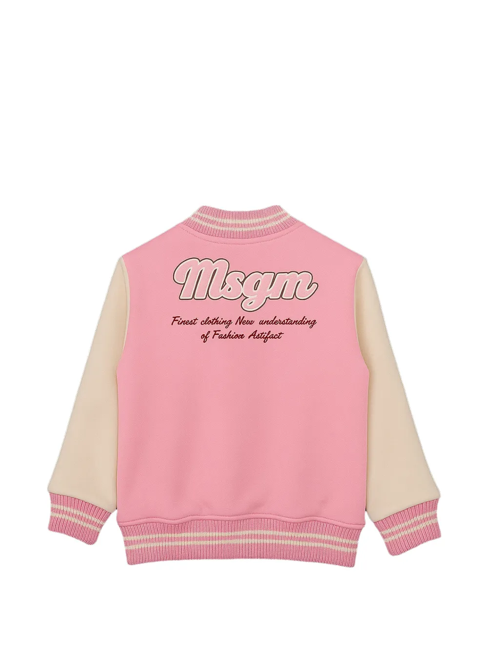 MSGM Kids Bomberjack met logopatch Roze