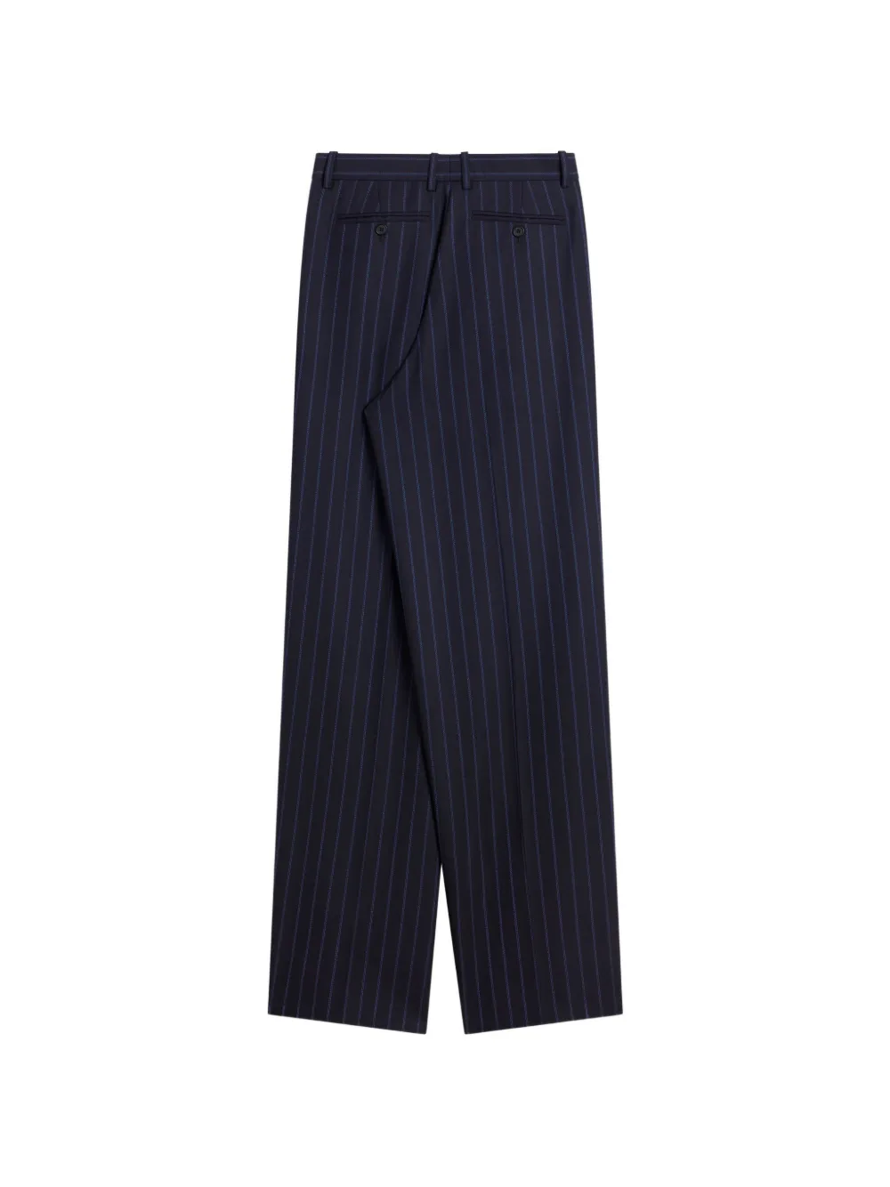 Givenchy Gestreepte wollen plooibroek Blauw