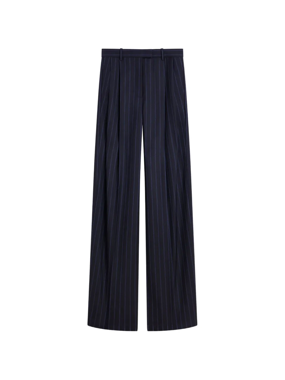 Givenchy double pleat striped pants in wool - Blue
