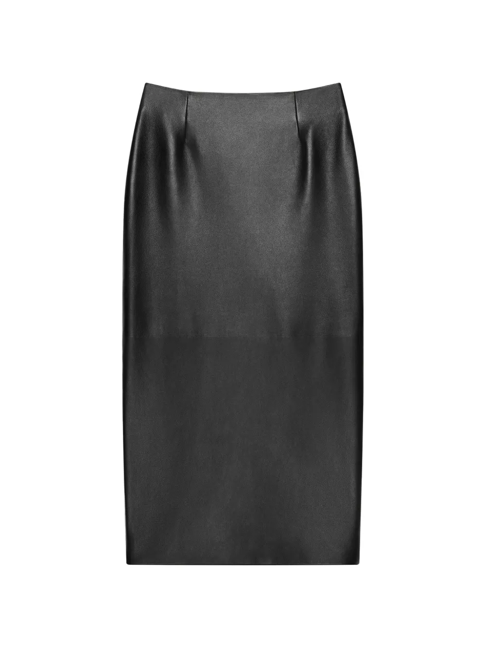 Givenchy jupe crayon mi-longue en cuir - Noir Givenchy jupe crayon mi-longue en cuir - Noir