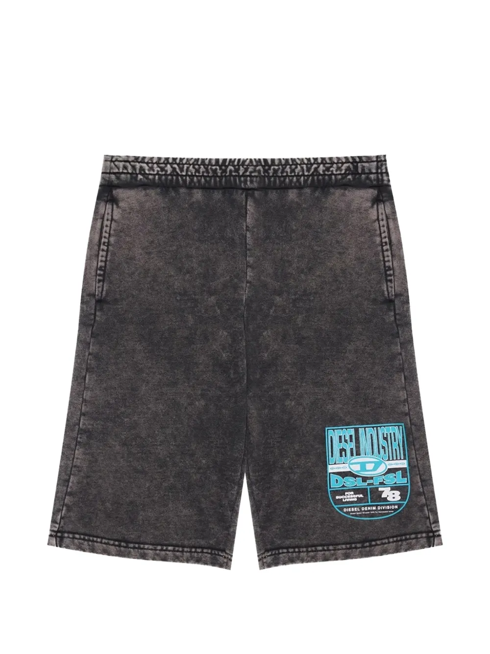 Diesel Kids Shorts con logo - Nero