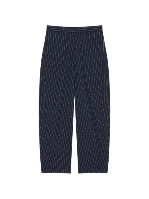 Givenchy couture seam striped pants in cotton