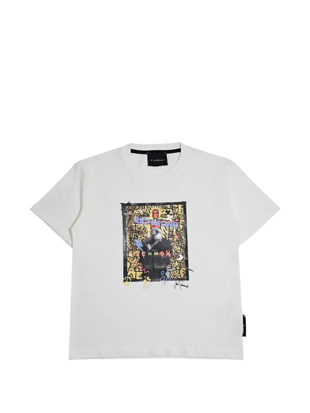 John Richmond Junior T-shirt con stampa grafica - Bianco