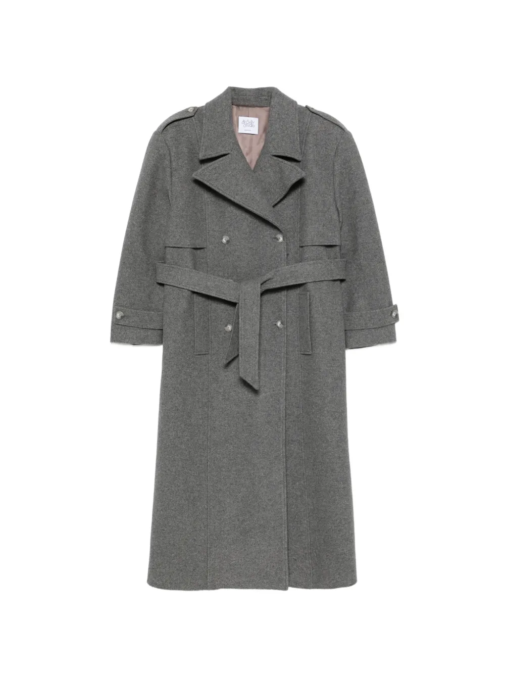 LE SULLY STUDIO double-breasted belted coat