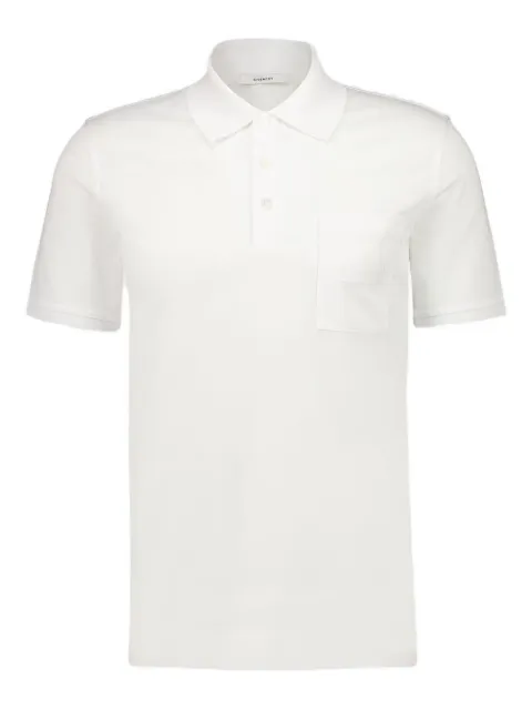 Givenchy polo in cotton with givenchy patch