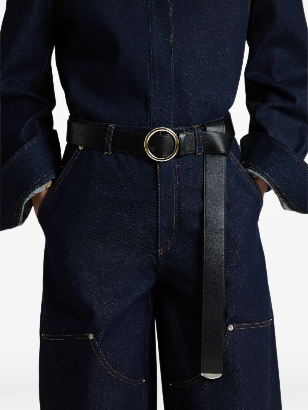 Givenchy Gerafelde denim blouse Blauw