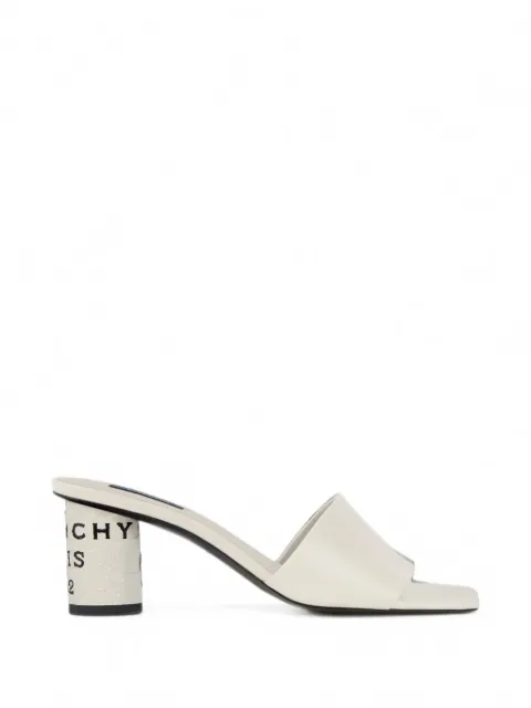 Givenchy Tape leren muiltjes met hak