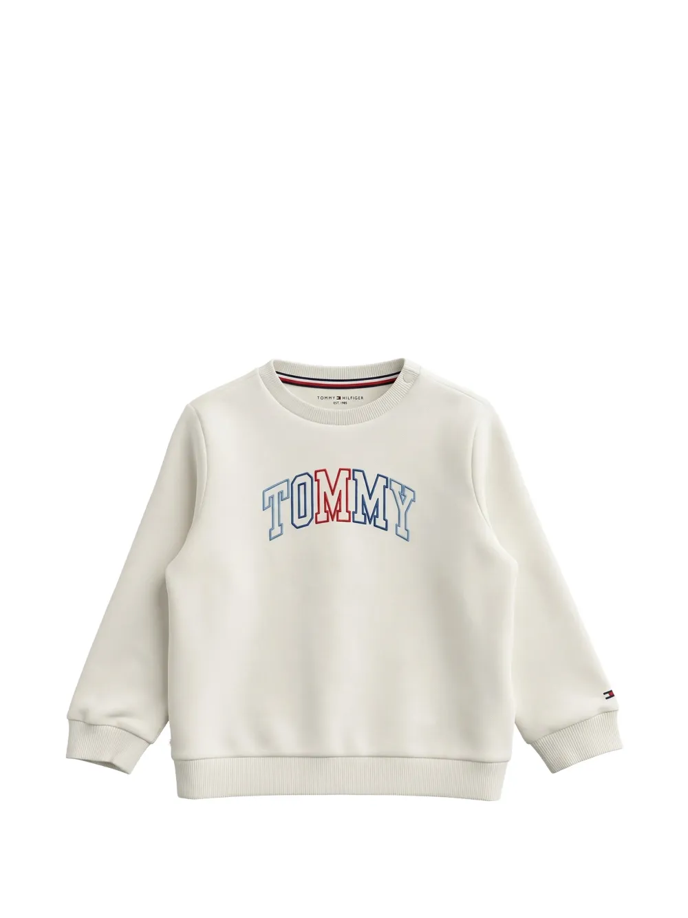 Tommy Hilfiger Junior Maglione con ricamo - Bianco