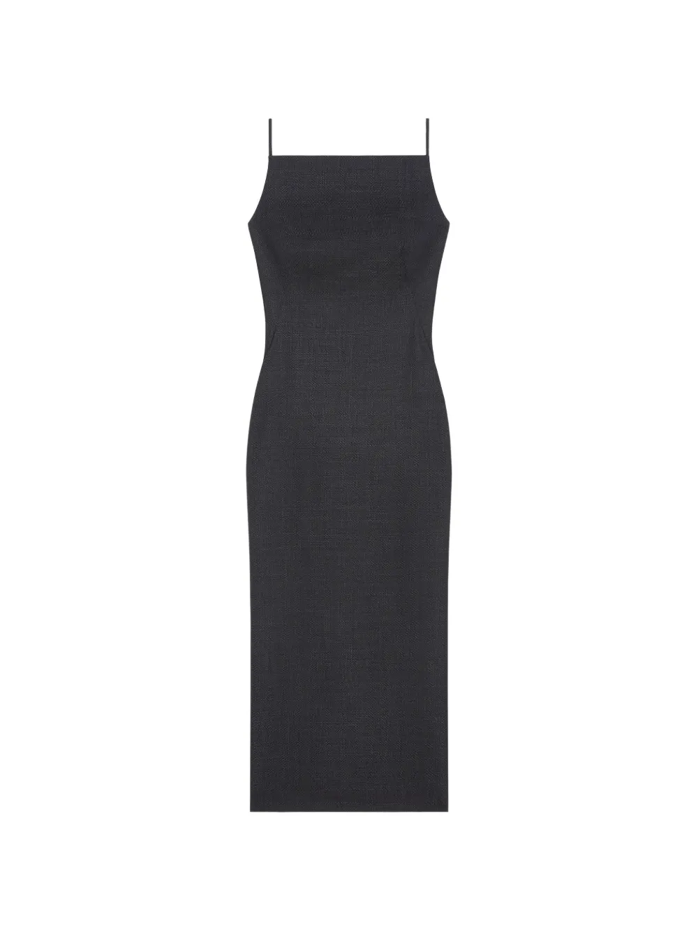 Givenchy Abito midi con effetto a fette - Grigio