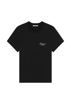 Balenciaga logo-embroidered sleeve-patch t-shirt | Black | FARFETCH