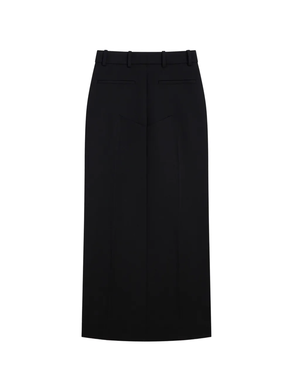 Givenchy Slashed wollen midi-rok Zwart