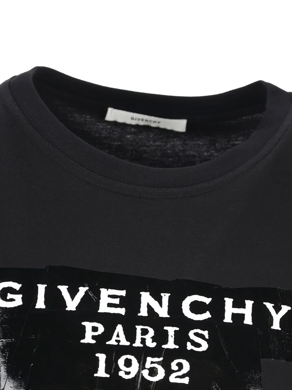 Givenchy Katoenen T-shirt met Tape-print Zwart