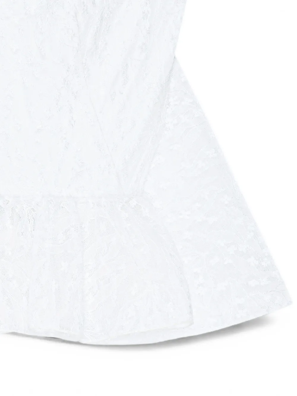 Givenchy Bustier-top met kant en cape Wit