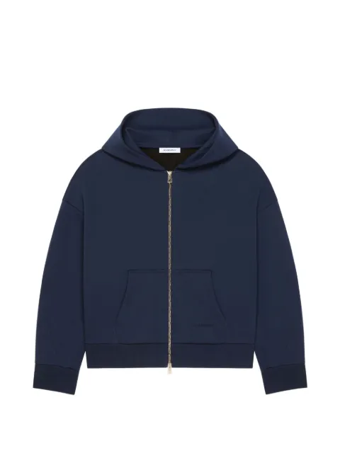 Givenchy zipped hoodie in scuba