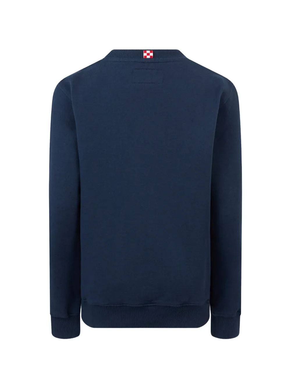 MC2 Saint Barth Kids Cooper Jr sweater met geborduurd logo en ronde hals Blauw