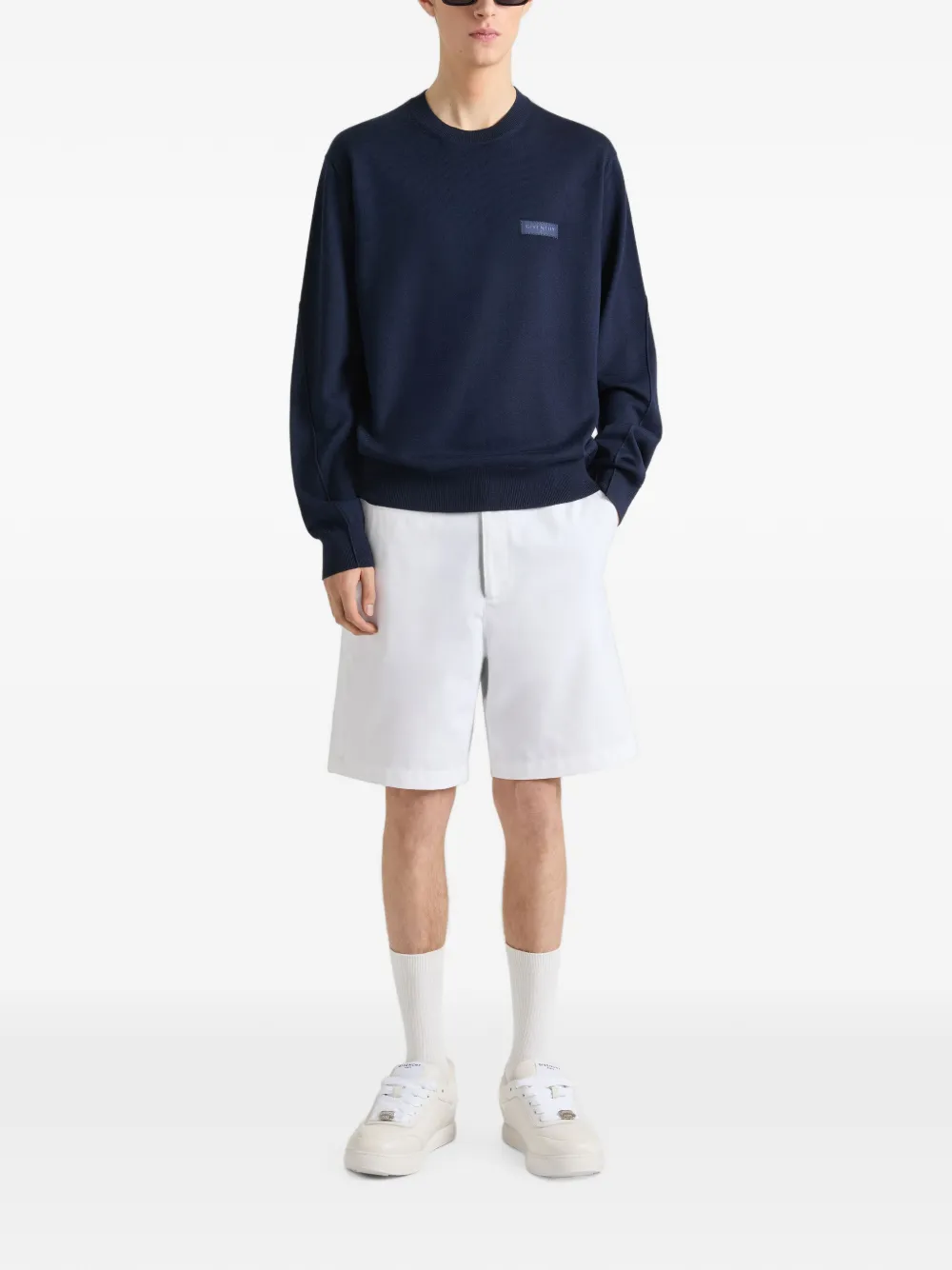 Givenchy Couture Seam katoenen chino bermuda shorts Wit
